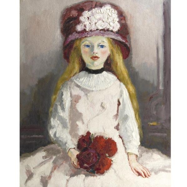 Odilon-Redon-heidihorten-collection-Jeune-Fille-au-Chapeau-Fleuri