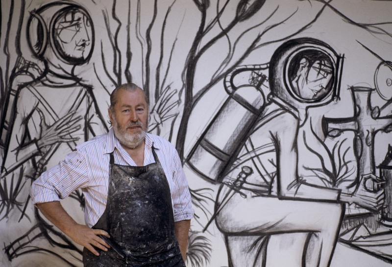 023-_Bernard_Buffet_dans_son_atelier_du_Domaine_de_la_Baume_à_Tourtour_pour_l'exposition_20_000_lieux_sous_les_mers_1989-_©photo_Danielle_Buffet 023-_Bernard_Buffet_dans_son_atelier_du_Domaine_de_la_Baume_à_Tourtour_pour_l'exposition_20_000_lieux_sous_les_mers_1989-_©photo_Danielle_Buffet