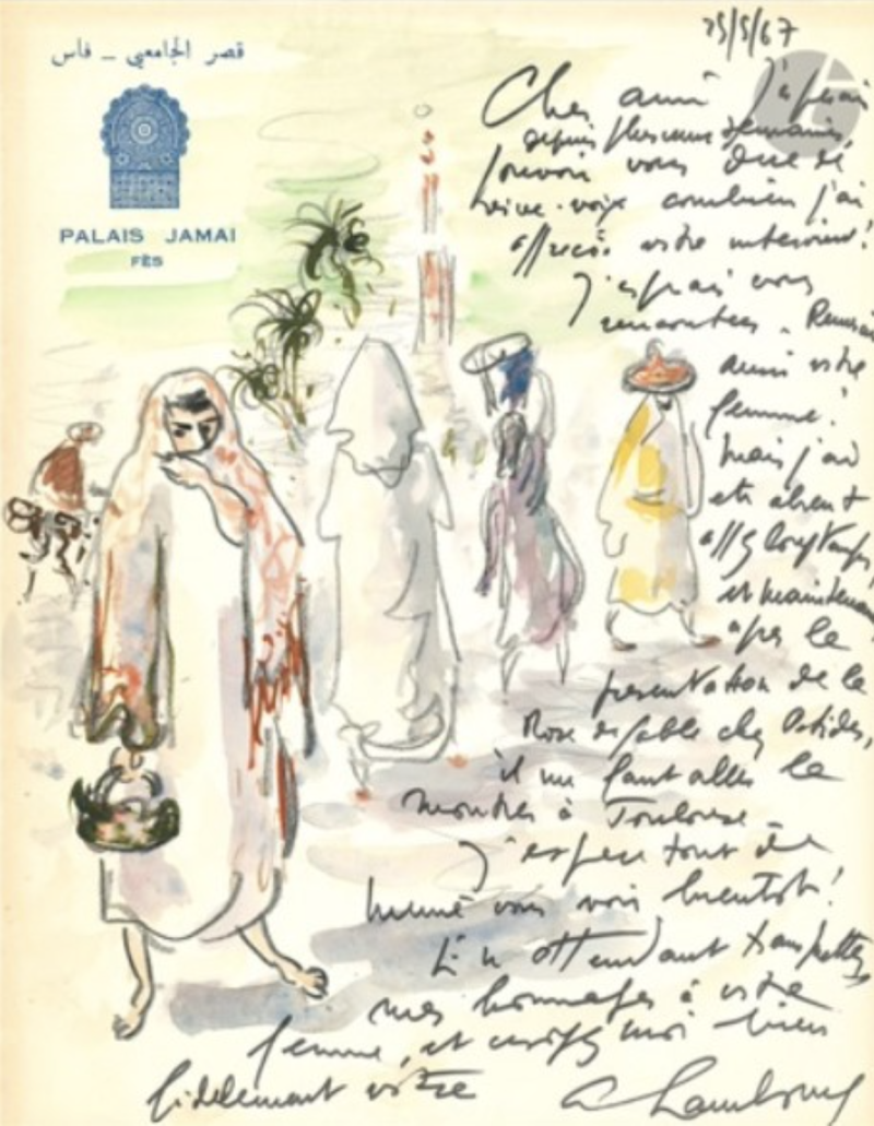 André-Hambourg-heidihorten-collection-Postkarte-von-André-Hambourg-an-einen-Freund-1967